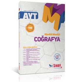 Sınav Yayınları AYT Coğrafya Modül Modül Konu Anlatımlı