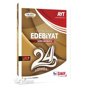 Sınav Yayınları AYT Edebiyat 24 Adımda Konu Anlatımlı Soru Bankası