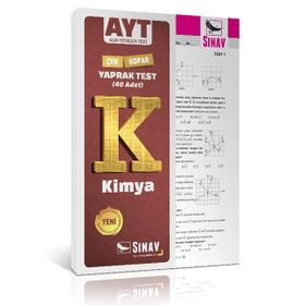 Sınav Yayınları AYT Kimya Yaprak Test