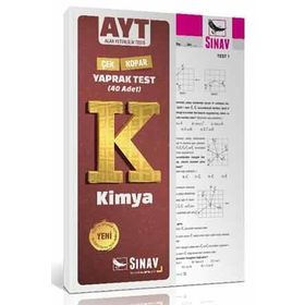 Sınav Yayınları AYT Kimya Yaprak Test