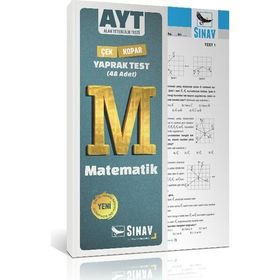 Sınav Yayınları AYT Matematik Çek Kopart Yaprak Test