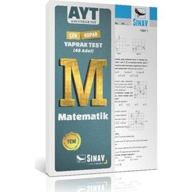 Sınav Yayınları AYT Matematik Çek Kopart Yaprak Test
