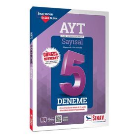 Sınav Yayınları AYT Sayısal Çözümlü 5 Deneme
