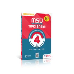 Sınav Yayınları MSÜ Tıpkı Basım Son 4 Yıl Çıkmış Çözümlü Sorular 2020-2023
