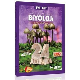 Sınav Yayınları TYT AYT Biyoloji 24 Adımda Özel Konu Anlatımlı Soru Bankası