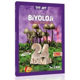 Sınav Yayınları TYT AYT Biyoloji 24 Adımda Özel Konu Anlatımlı Soru Bankası
