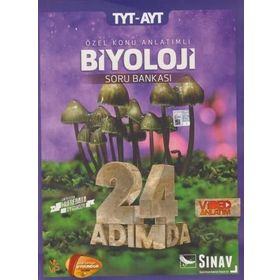 Sınav Yayınları TYT AYT Biyoloji 24 Adımda Özel Konu Anlatımlı Soru Bankası