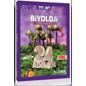 Sınav Yayınları TYT AYT Biyoloji 24 Adımda Özel Konu Anlatımlı Soru Bankası