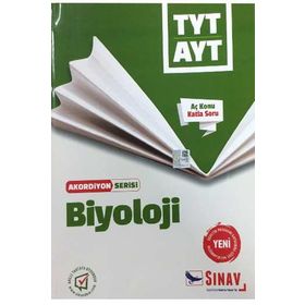 Sınav Yayınları TYT AYT Biyoloji Aç Konu Katla Soru Akordiyon Serisi