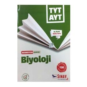 Sınav Yayınları TYT AYT Biyoloji Aç Konu Katla Soru Akordiyon Serisi