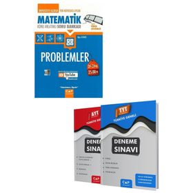 Sınav Yayınları TYT Matematik ve Aktif Ögrenme Yayınları Problemler Soru Bankası 2 Kitap Set