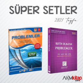 Sınav Yayınları TYT Matematik ve Apotemi Problemler Soru Bankası 2 Kitap Set