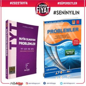 Sınav Yayınları TYT Matematik ve Apotemi Problemler Soru Bankası 2 Kitap Set