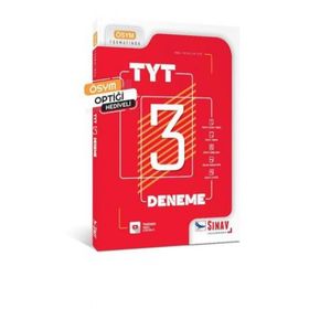 Sınav Yayınları - TYT Tamamı Video Çözümlü 3 Deneme