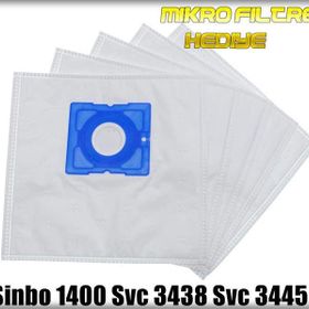Sinbo 1400 SVC 3438 SVC 3445 Süpürge 15 Adet Toz Torbası
