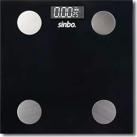 Sinbo SBS-4466 Siyah Yağ Ölçer Fonksiyonlu Akıllı Bluetooth Baskül
