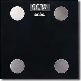 Sinbo SBS-4466 Siyah Yağ Ölçer Fonksiyonlu Akıllı Bluetooth Baskül