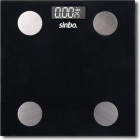 Sinbo SBS-4466 Siyah Yağ Ölçer Fonksiyonlu Akıllı Bluetooth Baskül