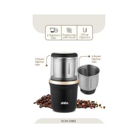 Sinbo SCM-2982 Siyah Kahve ve Baharat Öğütücü