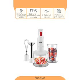 Sinbo SHB-3147 12 Adet Beyaz El Blender Seti