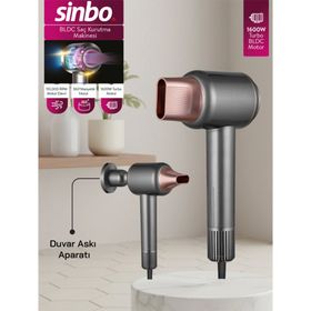 Sinbo SHD-1717 Siyah 1600 W Saç Kurutma Makinesi