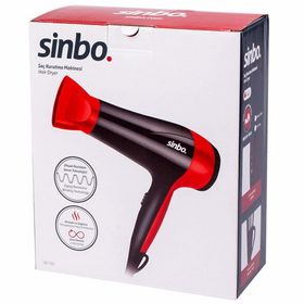 Sinbo SHD 7093 Kırmızı Siyah 1850W Saç Kurutma Makinesi