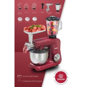 Sinbo SMX-2775 Kırmızı Hamur Kıyma Blender Makinesi