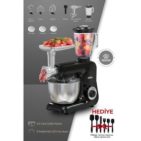 Sinbo SMX-2775 Siyah Çok Amaçlı Hamur Kıyma Blender Makinesi