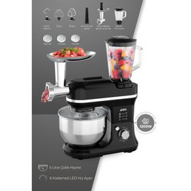 Sinbo SMX-2775 Siyah Çok Amaçlı Hamur Kıyma Blender Makinesi