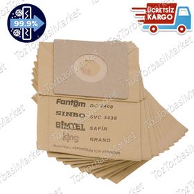 Sinbo SVC-3420 10 Adet Kağıt Süpürge Toz Torbası