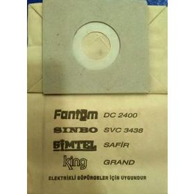 Sinbo SVC 3438 3449 Kağıt Toz Torbası 10 Adet