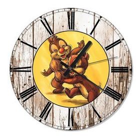 Sincap Chip ve Dale Baskılı Duvar Saati