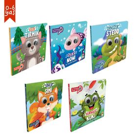 Sincap Kitap Bu Kocaman Gözler Kimin? 0-6 Yaş Set 5 Kitap