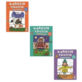 Sincap Kitap Karıştır Eşleştir Kitap Seti 3 Kitap