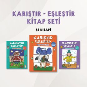 Sincap Kitap Karıştır Eşleştir Kitap Seti 3 Kitap