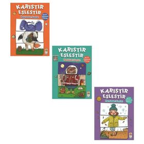 Sincap Kitap Karıştır Eşleştir Kitap Seti 3 Kitap