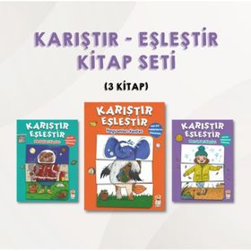 Sincap Kitap Karıştır Eşleştir Kitap Seti 3 Kitap