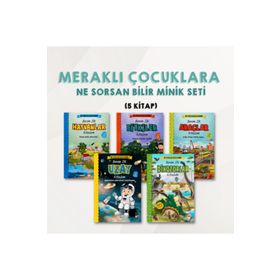 Sincap Kitap Meraklı Çocuklara Ne Sorsan Bilir Minik Set 5 Kitap