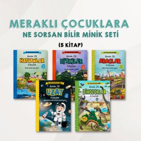 Sincap Kitap Meraklı Çocuklara Ne Sorsan Bilir Minik Set 5 Kitap