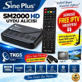 Sine Plus SM 2000 G Dijital Mini Uydu Alıcısı