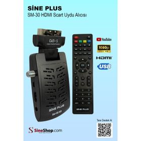 Sine Plus SM-30 HD Hdmi Scart Uydu Alıcısı