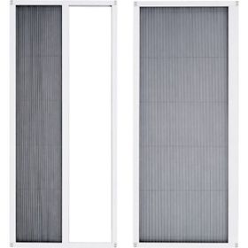 Sineklikstore Akordiyon 100x220 cm Çelik Beyaz Pileli Kapı Sinekliği