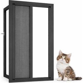 Sineklikstore Akordiyon 70x140 cm Alüminyum Pencere Kedi Sinekliği