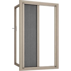 Sineklikstore Akordiyon Pileli Alüminyum 70x140 cm Vizon Pencere Sinekliği