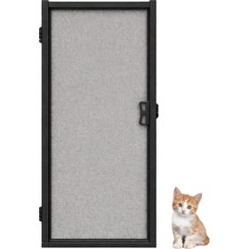 Sineklikstore Menteşeli Pencere 70x130 cm Çelik Antrasit Gri Kedi Sinekliği