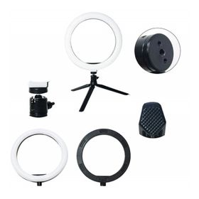 Sinerjim 10 inç 26 cm Youtube Instagram Tiktok Selfie Stüdyo Video Fotoğraf Ring Light Tripod Led Halka Işık