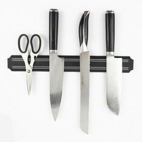 Sinerjim 33 cm Aparat Mıknatıslı Paslanmaz Duvar Bıçak Askısı Standı