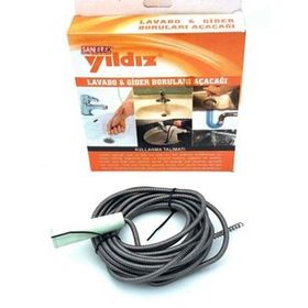 Sinerjim 5 m Lavabo ve Gider Boru Açacağı Lavabo Tıkanıklık Açma Sustası