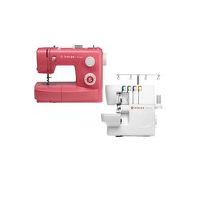 Singer 3223R Dikiş Makinesi ve Singer S0105 Overlok Makinesi
