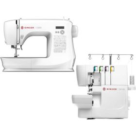 Singer C5605 Elektronik Dikiş Makinesi ve Singer S0105 Overlok Makinesi